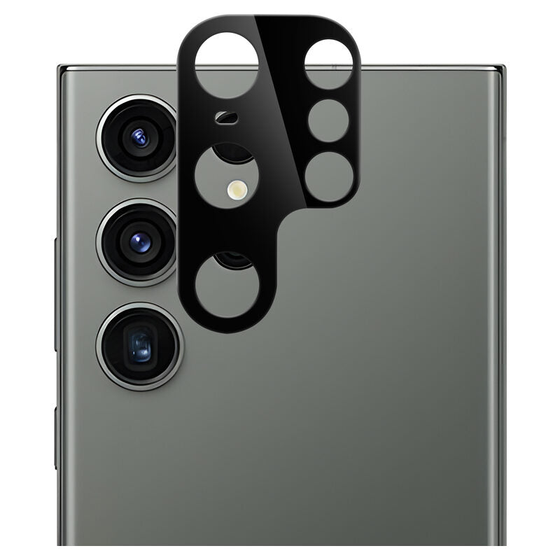 3x Kamera 9H Panzerhartglas für Samsung Galaxy S24 Ultra 3D KLAR