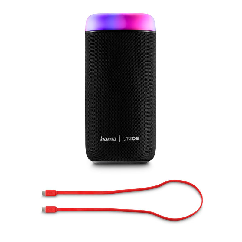 Bluetooth®-Lautsprecher "Glow Pro", wasserfest IPX4, 5 Licht-Modi, 30W, SW