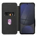 Schützen Sie Ihr Samsung Galaxy S25 Plus mit der stylischen Folio Side Magnet Hülle. Innovativer Magnetverschluss & ökologisches Leder mit Karbonmuster - ideal für S-Pen Nutzung. Jetzt kaufen!