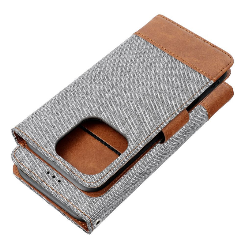 Das Jeans Book Case für das iPhone 11 bietet stylischen Schutz mit Denim-Oberfläche, 3 Kartenfächern und sicherem Verschluss. Schütze dein iPhone 11 elegant!