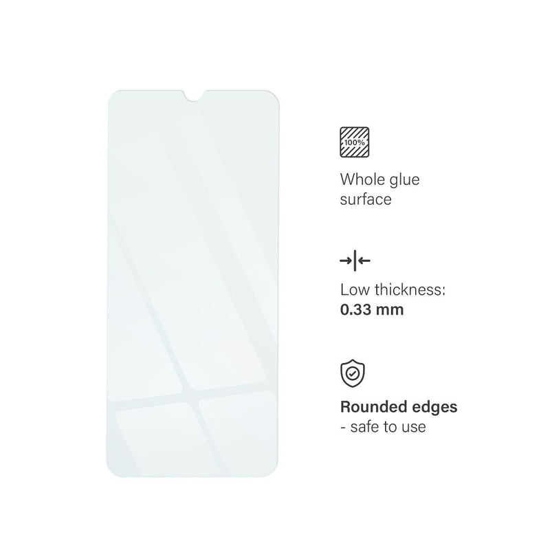 Schützen Sie Ihr Samsung Galaxy A34 5G mit unserem hochwertigen Panzerglas. Die 0,3 mm dicke, gehärtete Glasscheibe bietet zuverlässigen Schutz vor Kratzern und Stößen, ohne die Touchsensitivität zu beeinträchtigen. Dank der oleophoben Beschichtung bleiben auch Fingerabdrücke und Schmutz nicht haften. Die einfache Montage ermöglicht einen blasenfreien Auftrag für eine klare Sicht auf Ihr Display. Genießen Sie dauerhaften Schutz und klares Sehvergnügen mit unserem 9H Tempered Glass.
