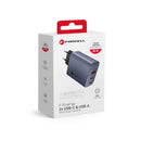 Kaufen Sie den Forcell Wandladegerät 65W mit fortschrittlicher GAN-Technologie! Ideal für Reisen, unterstützt PD und Quick Charge 4.0 für schnelles Laden. Laden Sie drei Geräte gleichzeitig mit diesem kompakten, leistungsfähigen Lader.