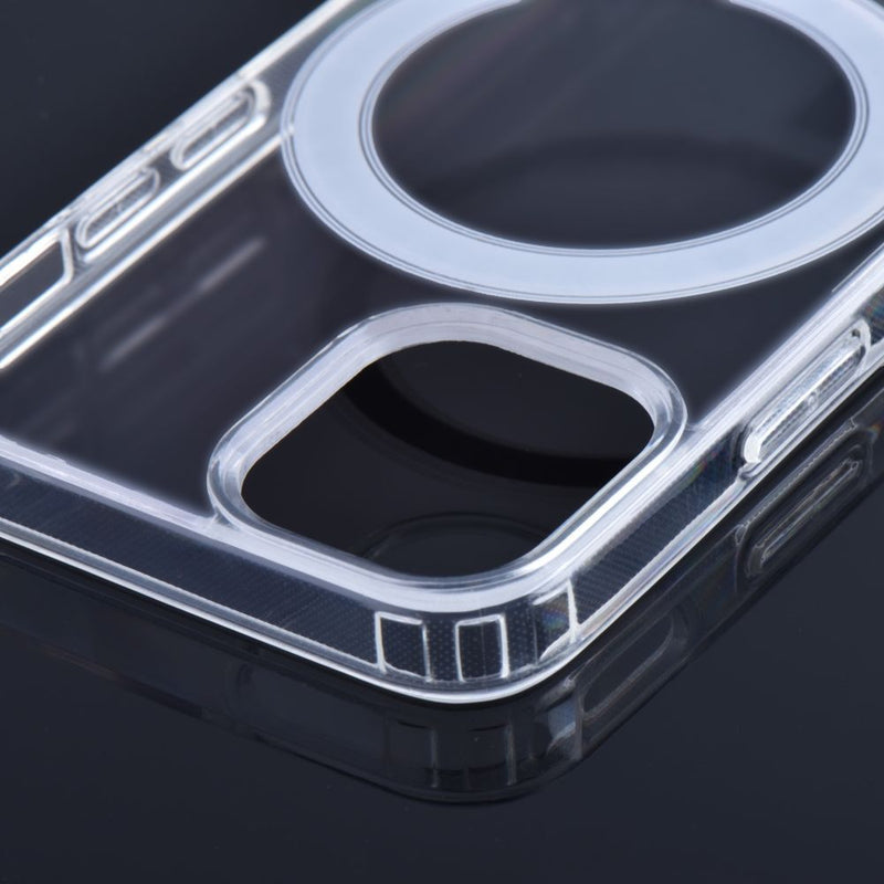 Schützen Sie Ihr iPhone 13 Pro mit dem Clear Mag Cover! Dieses Case kombiniert Stoßfestigkeit mit MagSafe-Technologie und transparentem Design, das die Ästhetik bewahrt. Langlebig, effizient und stilvoll – optimal für Ihr iPhone 13 Pro.