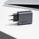 Forcell Ladegerät: 65W Power dank GAN-Technologie, USB-A & 2x USB-C. Schnellladen mit PD & Quick Charge 4.0 für effiziente, schnelle Aufladung. Ideal für alle Geräte. Sicher & kompakt – perfekt für unterwegs.