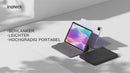 Inateck Super-leichte Tastatur-Hülle für iPad Air 11-Zoll (M3/M2, 2025/2024), iPad Air 10,9-Zoll (5/4), iPad 10. Gen, iPad Pro 11-Zoll (4/3/2/1), schwarz, deutsch