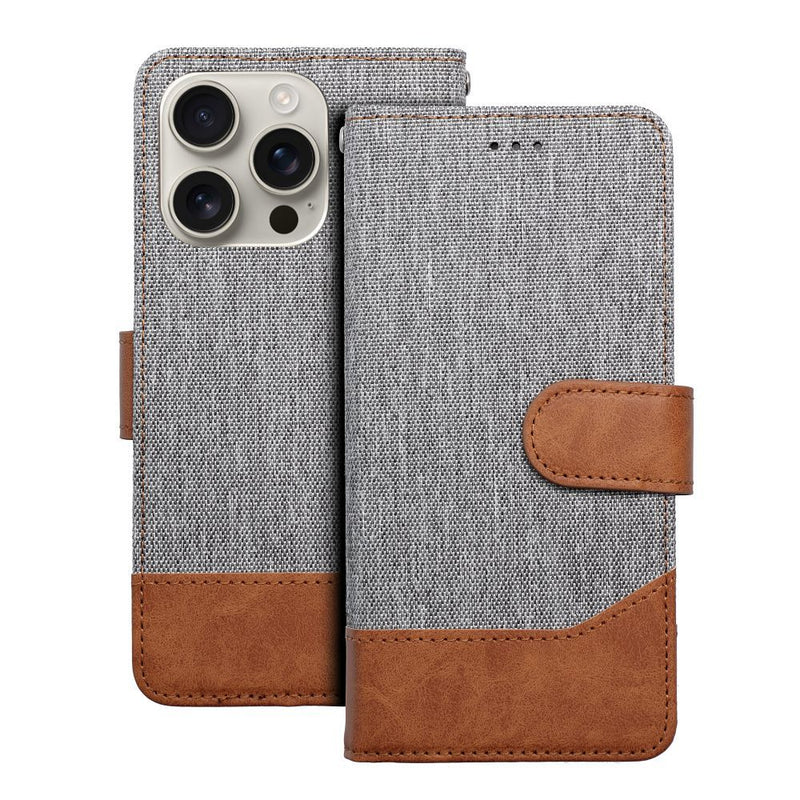 Entdecken Sie die Jeans Book Hülle für das Apple iPhone 16 Pro: Einzigartiges Denim-Design mit praktischen Kartenfächern und robustem Schutz. Ideal für stilbewusste iPhone-Nutzer!