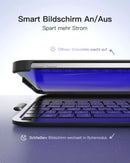 Inateck Super-leichte Tastatur-Hülle für iPad Air 11-Zoll (M3/M2, 2025/2024), iPad Air 10,9-Zoll (5/4), iPad 10. Gen, iPad Pro 11-Zoll (4/3/2/1), schwarz, deutsch
