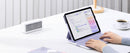 Inateck Super-leichte Tastatur-Hülle für iPad Air 11-Zoll (M3/M2, 2025/2024), iPad Air 10,9-Zoll (5/4), iPad 10. Gen, iPad Pro 11-Zoll (4/3/2/1), schwarz, deutsch