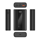Die Forcell F-Energy Energo P20K2 Powerbank bietet eine Kapazität von 20.000 mAh und ermöglicht das schnelle Laden mit QC3.0 und PD 3A bei 22,5W. Mit ihrem integrierten LCD-Bildschirm zeigt sie den aktuellen Ladezustand an. Dank der USB-C und USB-A Anschlüsse können bis zu vier Geräte gleichzeitig aufgeladen werden. Ideal für unterwegs!