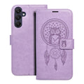 Diese stilvolle lila Handytasche mit einem einzigartigen Traumfänger- und Eulenmotiv bietet nicht nur zuverlässigen Schutz für Ihr Samsung Galaxy A25 5G, sondern verleiht Ihrem Gerät auch einen Hauch von Persönlichkeit und Stil.