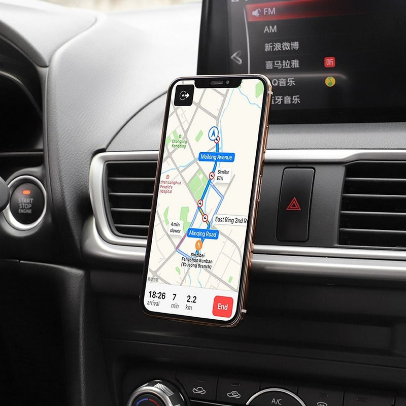 Der HOCO CA47 magnetische Autohalter in Metal Silver ist eine elegante und funktionale Lösung zur Befestigung Ihres Smartphones an den Lüftungsschlitzen Ihres Fahrzeugs. Er besticht durch sein schlankes, metallisches Design und sorgt für eine sichere und leicht zugängliche Positionierung Ihres Geräts während der Fahrt.