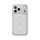 MagEasy iPhone 17 Pro Max MagSafe Clear Case - weißer Magsafe-Ring