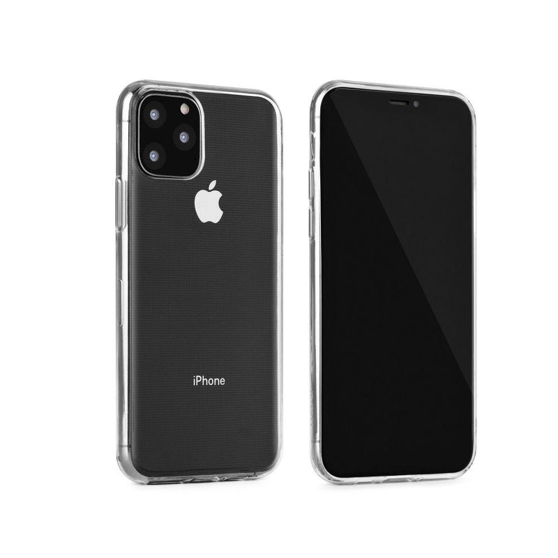 Die transparente Schutzhülle für das iPhone 11 bietet zuverlässigen Schutz vor Kratzern und Stößen, ohne das schlanke Design des Smartphones zu verstecken. Ihre leicht erhöhten Ränder schützen zusätzlich das Display und die Kamera, wenn das Gerät auf flachen Oberflächen liegt.
