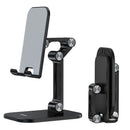 Die HOCO Halterung für Smartphone und Tablet - SW: Kompakt, klappbar und ideal fürs Home-Office. Perfekte Sicht für 4.7-13 Zoll Geräte. Robustes ABS und Silikon für maximale Stabilität. Ideal für Streaming und Video-Chats.