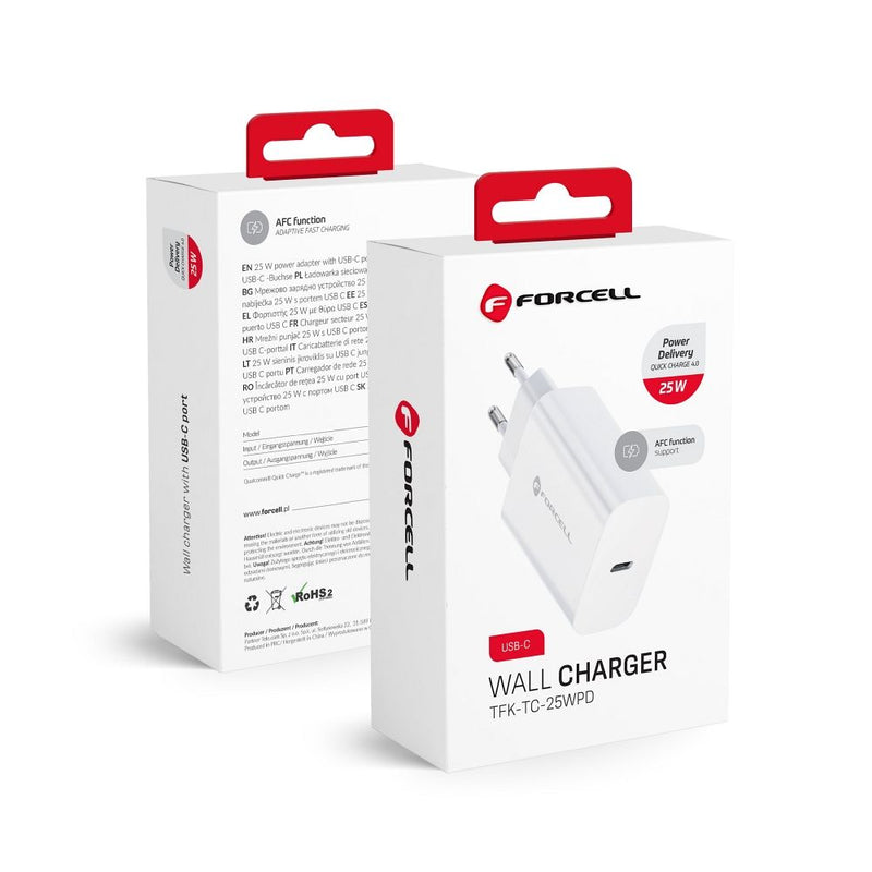 Entdecken Sie den USB Typ-C Reiselader mit PD und QC 4.0: Schnellladefunktion bis 25W, ideal für Smartphones. Versorgt Ihr Gerät schnell & effizient. Kompakt & robust, optimal für unterwegs.