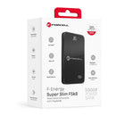 Die Forcell F-Energy SuperSlim F5K8 Powerbank bietet eine kompakte Lösung mit 5000 mAh kapazität. Sie unterstützt MagSafe-Technologie und bietet eine hohe Effizienz beim Laden dank QC 4.0 und PD 3.0 mit bis zu 15W. Ideal für iPhone, AirPods und Apple Watch, ist sie der perfekte Begleiter für unterwegs.