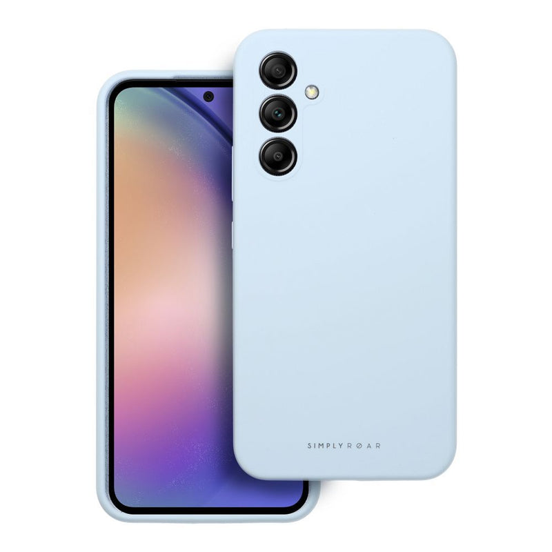 Schützen Sie Ihr Samsung Galaxy A54 optimal mit der Roar Cloud Skin Silicone Hülle. Perfekte Passform, weiches Innenfutter, erhöhte Ränder für Display- und Kameraschutz. Drahtloses Laden möglich. Ideal für maximalen Schutz und Komfort.