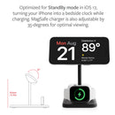 Twelve South HiRise 3 Deluxe – 3-in-1 Wireless Charger (Schwarz)