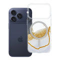 Schützen Sie Ihr Apple iPhone 17 Pro stilvoll mit dem Golden Case! Dieses elegante, hybrid konstruierte Case vereint robuste Materialien für optimalen Schutz und einfachen Zugang zu MagSafe®. Ein perfekter Look mit glitzerndem Akzent und praktischen Features!