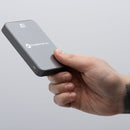 Der F-Energy Super Slim F10k8 Powerbank, mit 10.000 mAh und MagSafe Technologie, ist optimal für iPhones und mehr. Langlebig, dünn – ideal für Unterwegs!