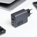 Forcell Ladegerät: 65W Power dank GAN-Technologie, USB-A & 2x USB-C. Schnellladen mit PD & Quick Charge 4.0 für effiziente, schnelle Aufladung. Ideal für alle Geräte. Sicher & kompakt – perfekt für unterwegs.
