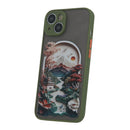 Eine stilvolle Handytasche für das Samsung Galaxy A54 5G in leuchtendem Grün. Mit einem kunstvollen Design, das von einer malerischen Landschaft inspiriert ist, bietet sie nicht nur Schutz, sondern auch einen einzigartigen Look. Ideal für modebewusste Nutzer!