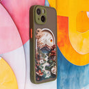 Eine stilvolle Handytasche für das Samsung Galaxy A54 5G in leuchtendem Grün. Mit einem kunstvollen Design, das von einer malerischen Landschaft inspiriert ist, bietet sie nicht nur Schutz, sondern auch einen einzigartigen Look. Ideal für modebewusste Nutzer!