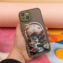 Eine stilvolle Handytasche für das Samsung Galaxy A54 5G in leuchtendem Grün. Mit einem kunstvollen Design, das von einer malerischen Landschaft inspiriert ist, bietet sie nicht nur Schutz, sondern auch einen einzigartigen Look. Ideal für modebewusste Nutzer!
