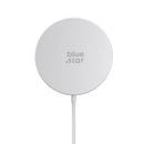 Der bluestar Funkcharger bietet eine Leistung von 15 W und ist kompatibel mit der MagSafe-Technologie. Ideal für schnelles und einfaches kabelloses Laden, sorgt er für eine sichere magnetische Verbindung und effiziente Energieübertragung. Perfekt für moderne Geräte!
