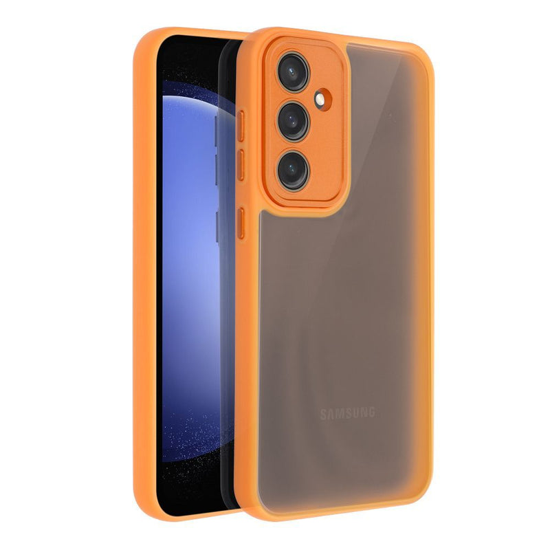 Entdecke die perfekte Passform für dein Samsung Galaxy A55 5G V3 mit dieser eleganten, orangefarbenen Handytasche. Mit präzisen Ausschnitten für Kameras und Anschlüsse ist diese Hülle nicht nur ein stylischer, sondern auch ein praktischer Schutz für dein Smartphone.