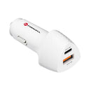 **Dual USB Reiselader FORCELL CARBON**: Schnell und sicher laden! Mit USB-C & USB-Anschluss, unterstützt QC 3.0 und PD 3.0 für effizientes Aufladen. Ideal für Smartphones/Tablets. Sicherheitszertifiziert. Ideal für Unterwegs!
