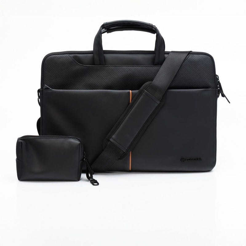 **Notebook Tasche 16 Zoll**: Ideal für Laptops bis 15,6 Zoll. Hochwertige Materialien garantieren Robustheit, während die Innenpolsterung optimalen Schutz bietet. Platz für Zubehör und schneller Zugriff dank durchdachtem Layout. Sichern Sie Ihren Laptop stilvoll!
