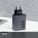 Forcell Ladegerät: 65W Power dank GAN-Technologie, USB-A & 2x USB-C. Schnellladen mit PD & Quick Charge 4.0 für effiziente, schnelle Aufladung. Ideal für alle Geräte. Sicher & kompakt – perfekt für unterwegs.