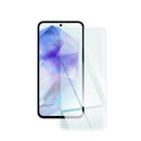 Sichern Sie Ihr Samsung Galaxy A55 5G mit unserem hochwertigen Schutzglas. Das 9H Panzerglas bietet zuverlässigen Schutz vor Kratzern und Stößen, ohne die Touchsensitivität einzuschränken. Mit der mitgelieferten Montageanleitung ist die Anbringung einfach und blasenfrei. Ihre Investition in ein langlebiges und kristallklares Display lohnt sich!