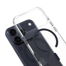 MagEasy iPhone 17 Pro MagSafe Clear Case - schwarzer Magsafe-Ring