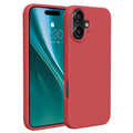 Die rote Schutzhülle für das Apple iPhone 16 Plus bietet nicht nur einen stylischen Look, sondern auch umfassenden Schutz vor Kratzern und Stößen. Mit ihrem schlanken Design passt sie perfekt und erhält die Ergonomie des Geräts. Schütze dein iPhone mit dieser ansprechenden und funktionalen Hülle!