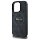 Maximieren Sie den Schutz und Stil Ihres iPhone 16 Pro Max mit der Guess 4G Ring Classic Logo MagSafe Schutzhülle. Robuster Schutz, elegantes Design und umweltfreundliches Leder mit 4G-Muster bieten Ihrem Smartphone Prestige und Sicherheit. Ideal für Stilbewusste!