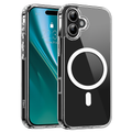 Die transparente Schutzhülle für das Apple iPhone 16 Plus bietet nicht nur einen eleganten Look, sondern auch zuverlässigen Schutz vor Stößen und Kratzern. Mit ihrem schlanken Design und der Unterstützung von MagSafe ist sie ideal für alle, die Funktionalität und Stil kombinieren möchten.