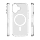 Die transparente Schutzhülle für das Apple iPhone 16 Plus bietet nicht nur einen eleganten Look, sondern auch zuverlässigen Schutz vor Stößen und Kratzern. Mit ihrem schlanken Design und der Unterstützung von MagSafe ist sie ideal für alle, die Funktionalität und Stil kombinieren möchten.