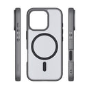 Die schwarze Schutzhülle für das Apple iPhone 16 Pro bietet optimalen Schutz und ein modernes Design. Sie kombiniert eleganten Look mit Funktionalität und ermöglicht eine nahtlose Nutzung aller Funktionen des Geräts. Mit der integrierten MagSafe-Technologie ist das Zubehör mühelos anbringbar. Ideal für alle, die Stil und Sicherheit vereinen möchten.