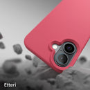Die rote Schutzhülle für das Apple iPhone 16 Plus bietet nicht nur einen stylischen Look, sondern auch umfassenden Schutz vor Kratzern und Stößen. Mit ihrem schlanken Design passt sie perfekt und erhält die Ergonomie des Geräts. Schütze dein iPhone mit dieser ansprechenden und funktionalen Hülle!
