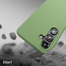 Die grüne Handytasche für das Samsung Galaxy S24 Plus vereint Stil und Schutz. Sie bietet einen schlanken, modernen Look und schützt Ihr Smartphone zuverlässig vor Kratzern und Stößen. Ein idealer Begleiter für den Alltag!