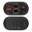 Laden Sie Ihre Apple Watch® und andere Geräte mit dem F-Energy F10k4 Powerbank: 10.000 mAh, 4 Ausgangsports, kabellose Ladefunktion. Ideal für unterwegs!