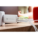 Forcell Travel Charger GaN 65W with 2x USB type C socket, 1x USB A - 3A with PD and Quick Charge 4.0 function