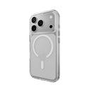 MagEasy iPhone 17 Pro MagSafe Clear Case - weißer Magsafe-Ring
