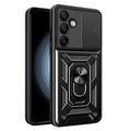 Die Handytasche in Schwarz für das Samsung Galaxy S24 FE bietet optimalen Schutz und ein modernes Design. Mit ihrer robusten Oberfläche und praktischen Funktionen ist sie ideal für den täglichen Gebrauch.