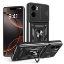 Schutzhülle für das Xiaomi Redmi Note 15 5G in elegantem Schwarz. Sie bietet optimalen Schutz vor Kratzern und Stößen sowie einen praktischen Standfuß für freihändiges Arbeiten. Ideal für Nutzer, die ihr Smartphone stilvoll und sicher aufbewahren möchten.