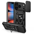 Schütze dein Apple iPhone 17 Pro Max stilvoll mit dieser eleganten schwarzen Schutzhülle. Sie bietet nicht nur hervorragenden Schutz vor Stößen und Kratzern, sondern verfügt auch über praktische Funktionen wie einen Halte-Clip für zusätzlichen Komfort. Perfekt für den täglichen Gebrauch!