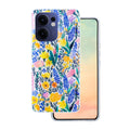 Die bunte Schutzhülle für das Oppo Reno 13F 5G / Reno 13FS 5G kombiniert stilvollen Schutz mit einem ansprechenden Blumenmuster. Ideal, um Ihr Smartphone vor Stößen und Kratzern zu bewahren, während es gleichzeitig einen frischen, lebhaften Look erhält. Perfekt für alle, die Funktionalität und Ästhetik schätzen!