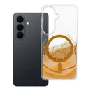 Sichern Sie Ihr Samsung Galaxy S26 mit dem eleganten Golden Case! Diese hybride Hülle kombiniert robusten Schutz und stilvolles Design mit Glitzerelementen. Kompatibel mit MagSafe®-Technologie, bietet sie optimale Funktionalität und Schutz für Ihr Smartphone.
